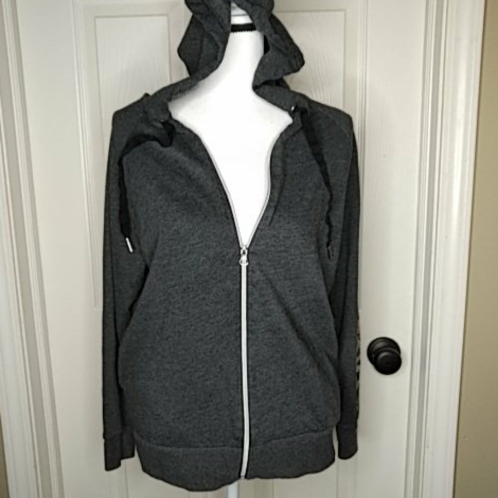 Victoria Secret Sport Grey Hoodie Full Zip XS